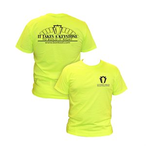 SAFETY GREEN KEYSTONE™ T SHIRTS