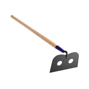 MORTAR HOE - 10" WITH 66" WOOD HANDLE 