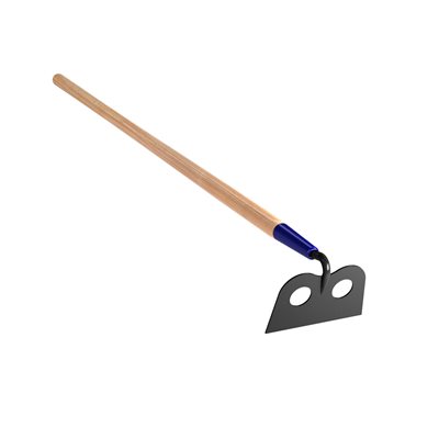MORTAR HOE - 7" WITH 60" WOOD HANDLE 