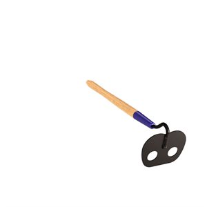 MORTAR HOE - 6 1/2" WITH 21" WOOD HANDLE 