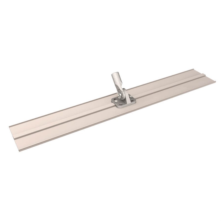 ALUMINUM BULL FLOAT KIT 48" x 8" SQUARE END WITH THREADED BRACKET