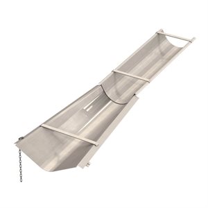 ALUMINUM FLARED END CONCRETE CHUTES