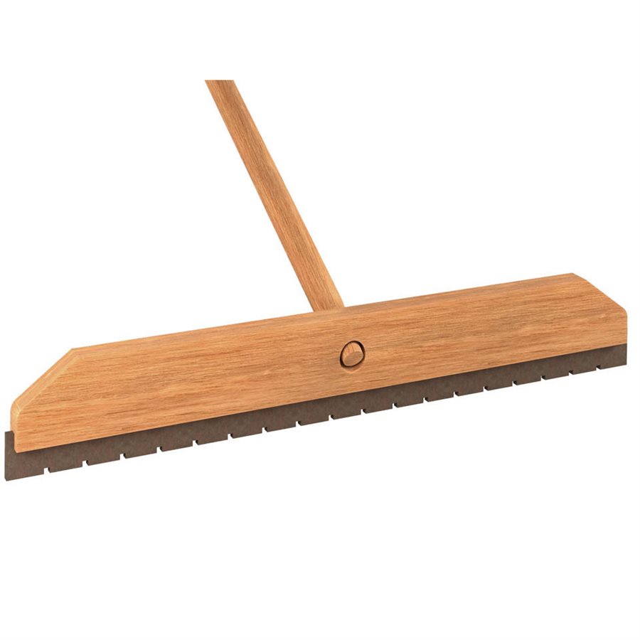 WOOD BLOCK SQUEEGEE 24" NOTCHED