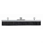 WEIGH LESS™ CONCRETE FINISH BRUSH - 24" MEDIUM POLY