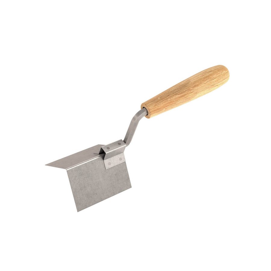 OUTSIDE CORNER TROWEL SS 2" x 2" WOOD HANDLE