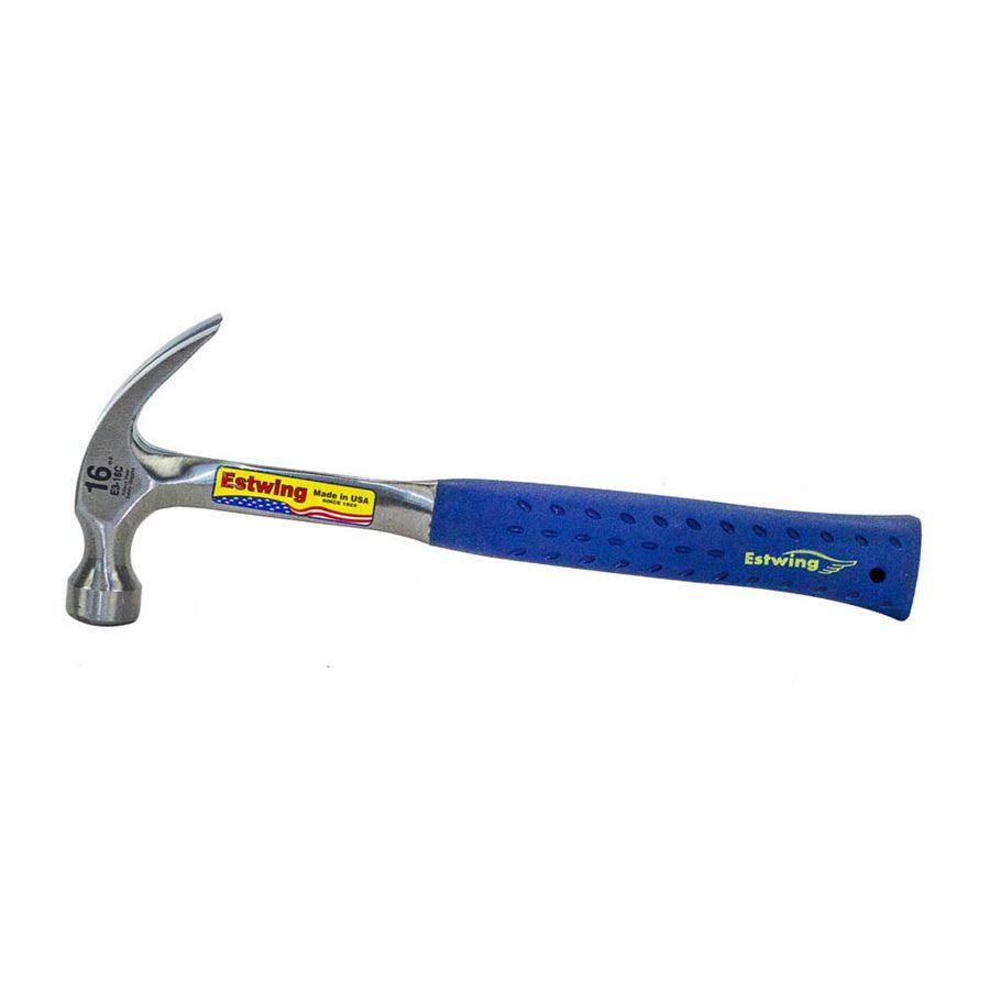 CLAW HAMMER SOLID STEEL 16 OZ