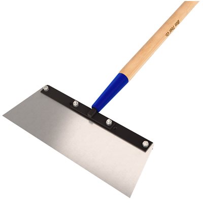 Deluxe Floor Scraper 22 Steel Angle Cut Blade 60 Wood Handle
