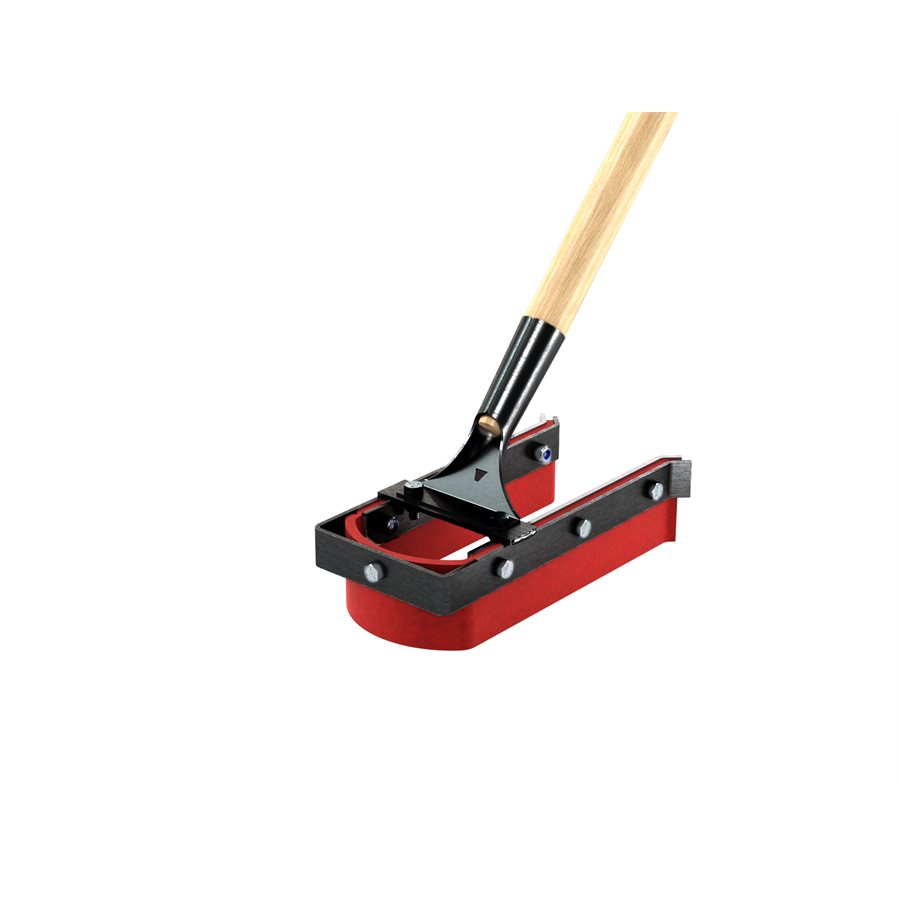 ASPHALT SQUEEGEE U SHAPED WITH RED SILICONE BLADE