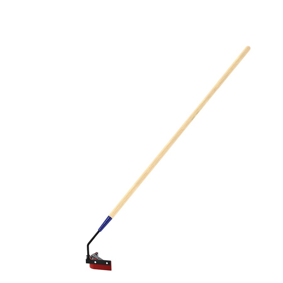 REVERSIBLE VSHAPED ASPHALT SQUEEGEE RED SILICONE BLADE