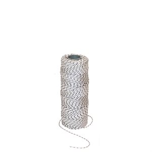BLUE BAYOU™ BONDED BRAIDED NYLON LINE -685' - WHITE/BLACK FLECKS