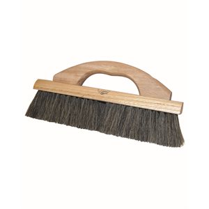 SOFT FINISH BLOCK BRUSH - 12" SOFT HORSEHAIR WITH WOOD HANDLE