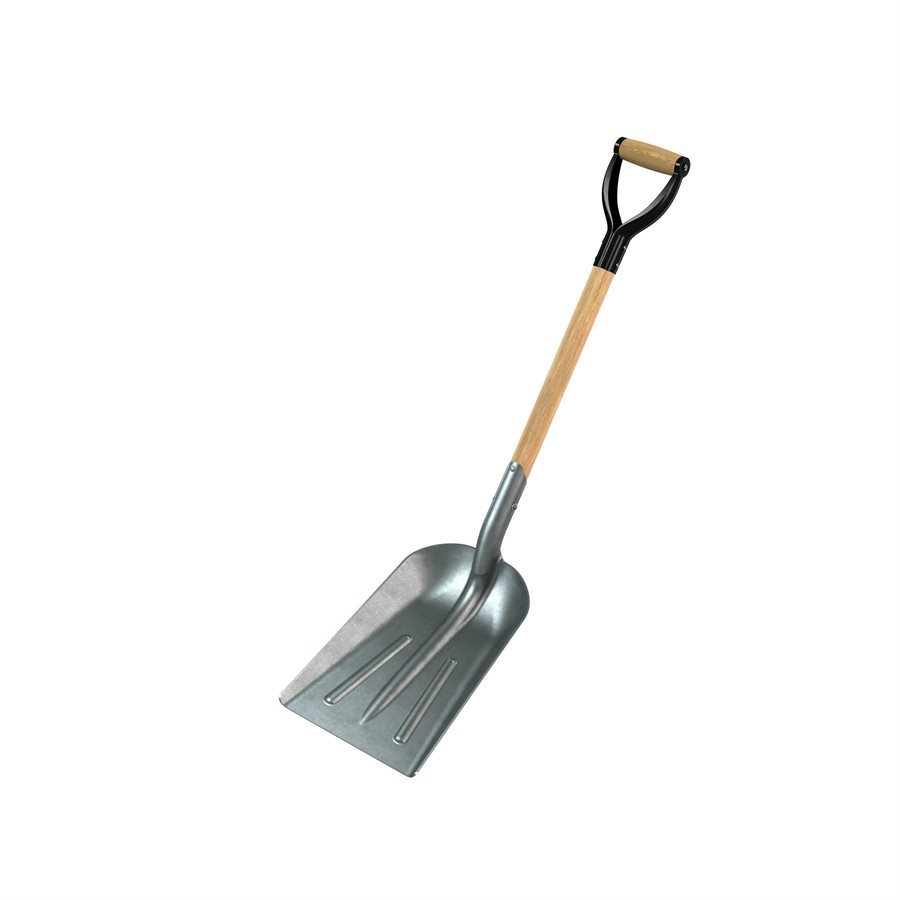 SCOOP SHOVEL ALUMINUM