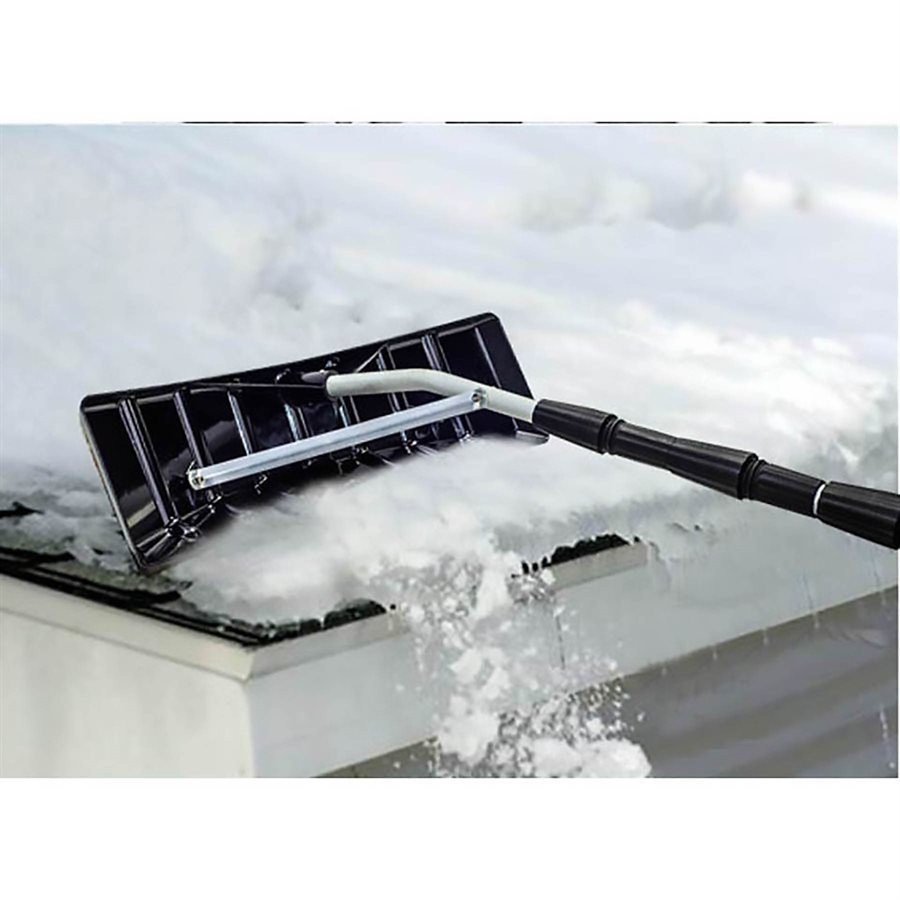 SNOW ROOF RAKE POLY 25" x 6" 16' ALUMINUM HANDLE