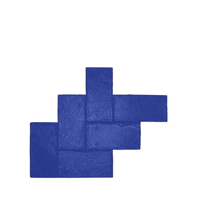 TEXTURE MAT - HERRINGBONE SLATE - BLUE