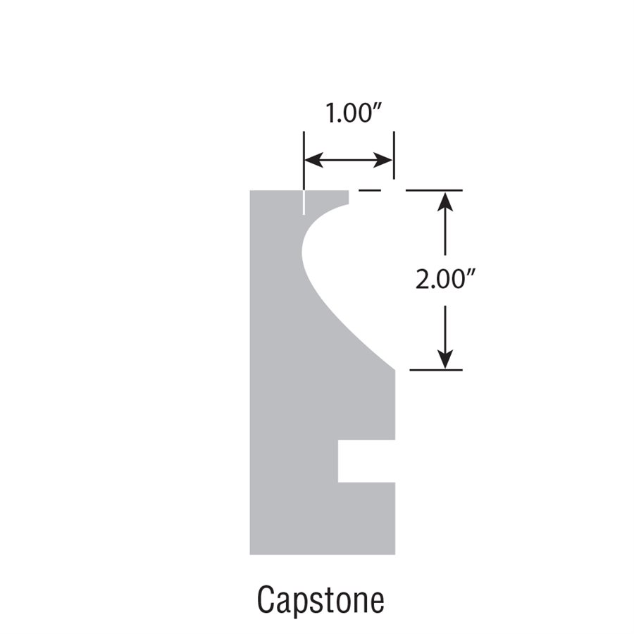 COUNTERTOP FORM CAPSTONE 32'/BOX