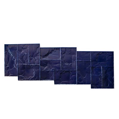 TEXTURE MAT - TRI-ASHLAR SLATE - BLUE
