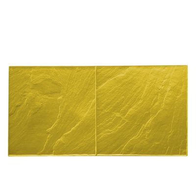 TEXTURE MAT - PATHWAY SLATE - YELLOW