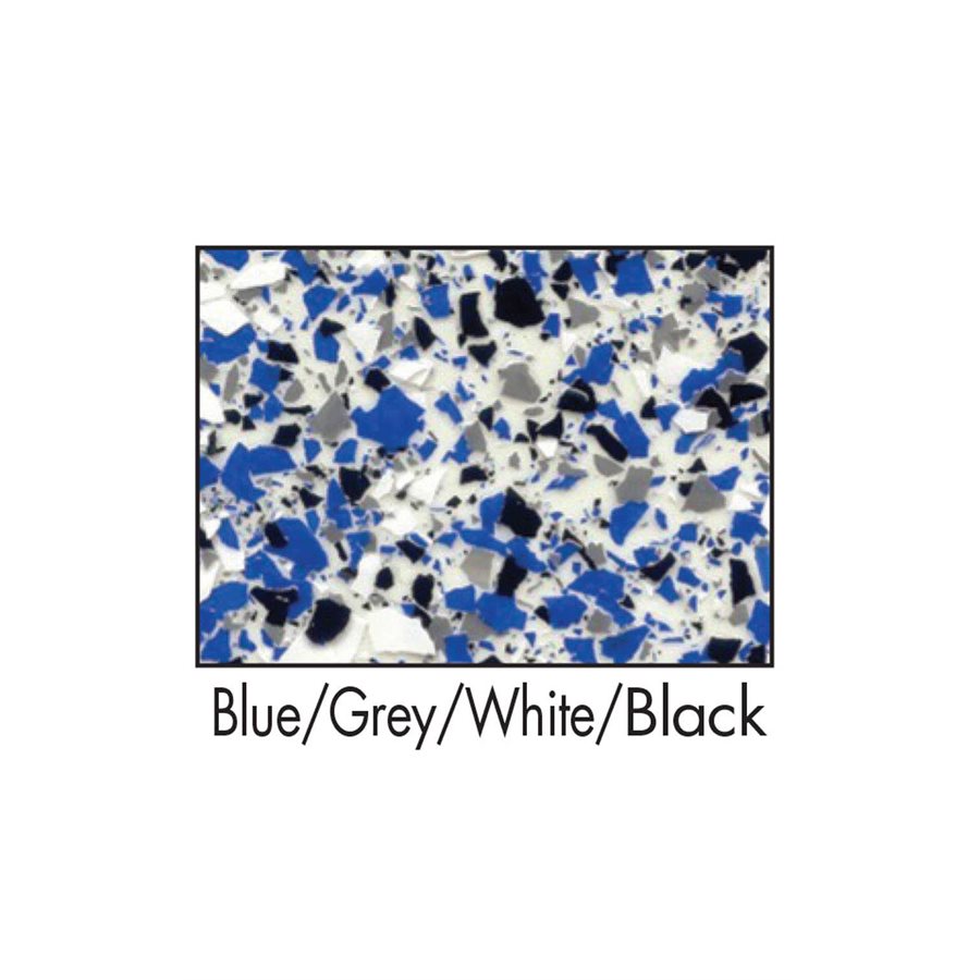 PAINT CHIPS BLUE/GREY/WHITE BLACK 1 LB