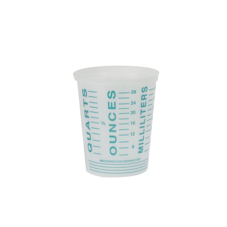 MIX CONTAINER - CLEAR - 1 QUART