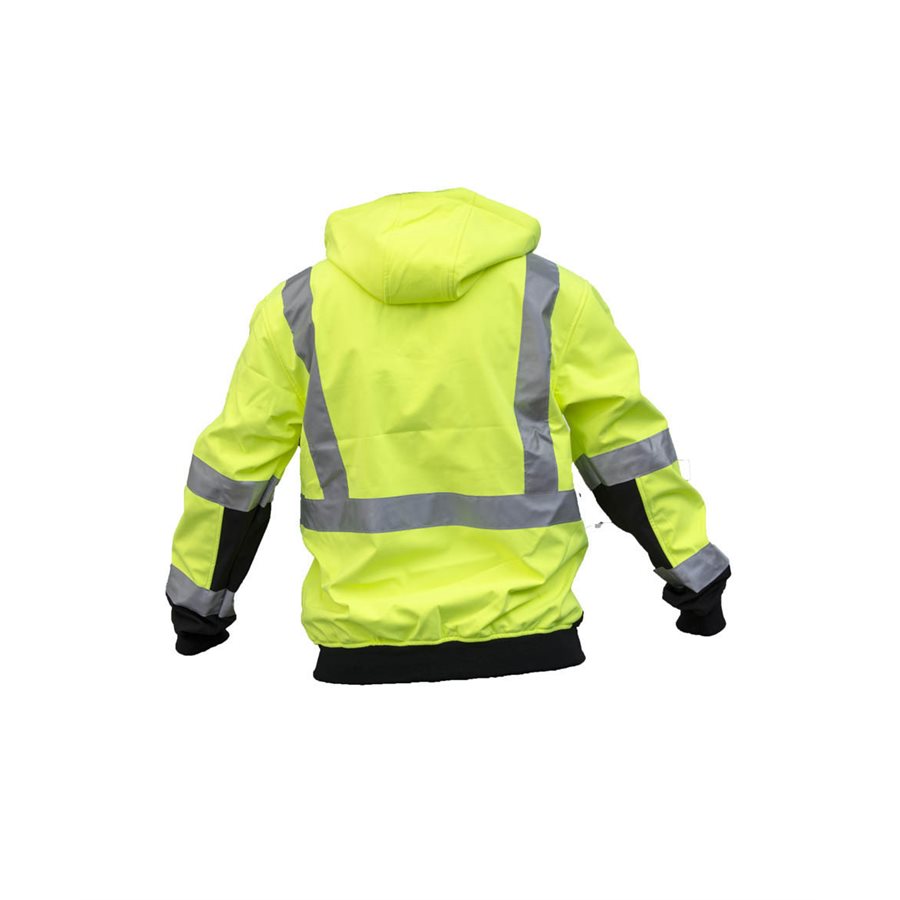 HIVIS HOODED JACKET XXL
