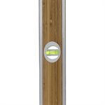 BAMBOO WOOD LEVEL - 48" ALUMINUM "I" BEAM