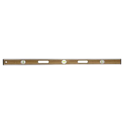 BAMBOO WOOD LEVEL - 48" ALUMINUM "I" BEAM