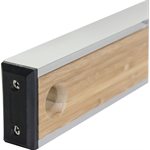 BAMBOO WOOD LEVEL - 48" ALUMINUM "I" BEAM