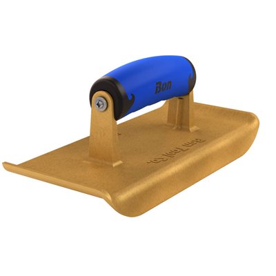 BRONZE EDGER - 9" x 4" - 1/4" RADIUS x 3/4" LIP COMFORT GRIP HANDLE BRONZE EDGER - 9" x 4" - 1/4" RADIUS x 3/4" LIP COMFORT GRIP HANDLE