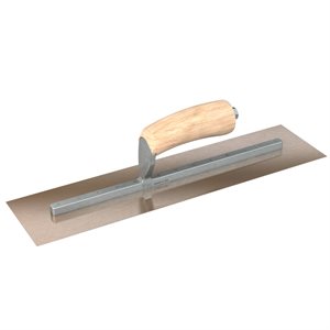 GOLDEN STAINLESS STEEL FINISHING TROWELS - SQUARE END