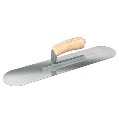 RAZOR STAINLESS STEEL POOL TROWEL - 18 X 4 - CAMEL BACK WOOD HANDLE  RAZOR STAINLESS STEEL POOL TROWEL - 18 X 4 - CAMEL BACK WOOD HANDLE