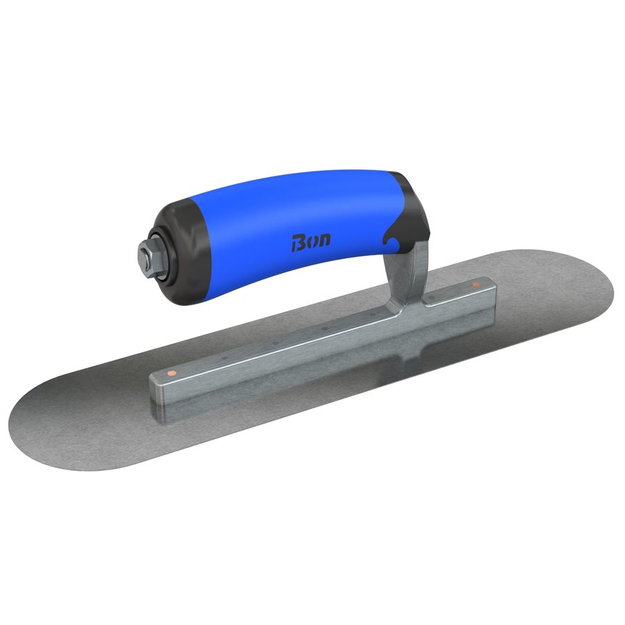 CARBON STEEL POOL TROWEL 12 X 31/2 COMFORT WAVE