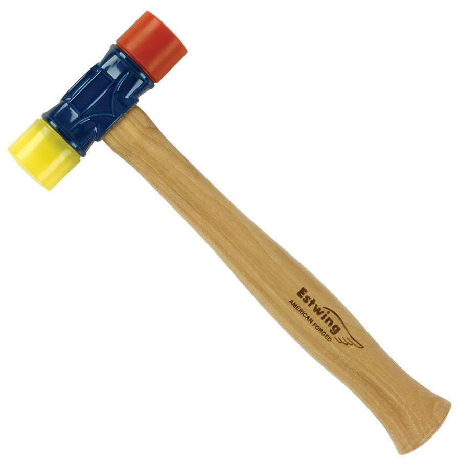 RUBBER MALLET DOUBLE FACE SOFT/HARD TIPS 12 OZ