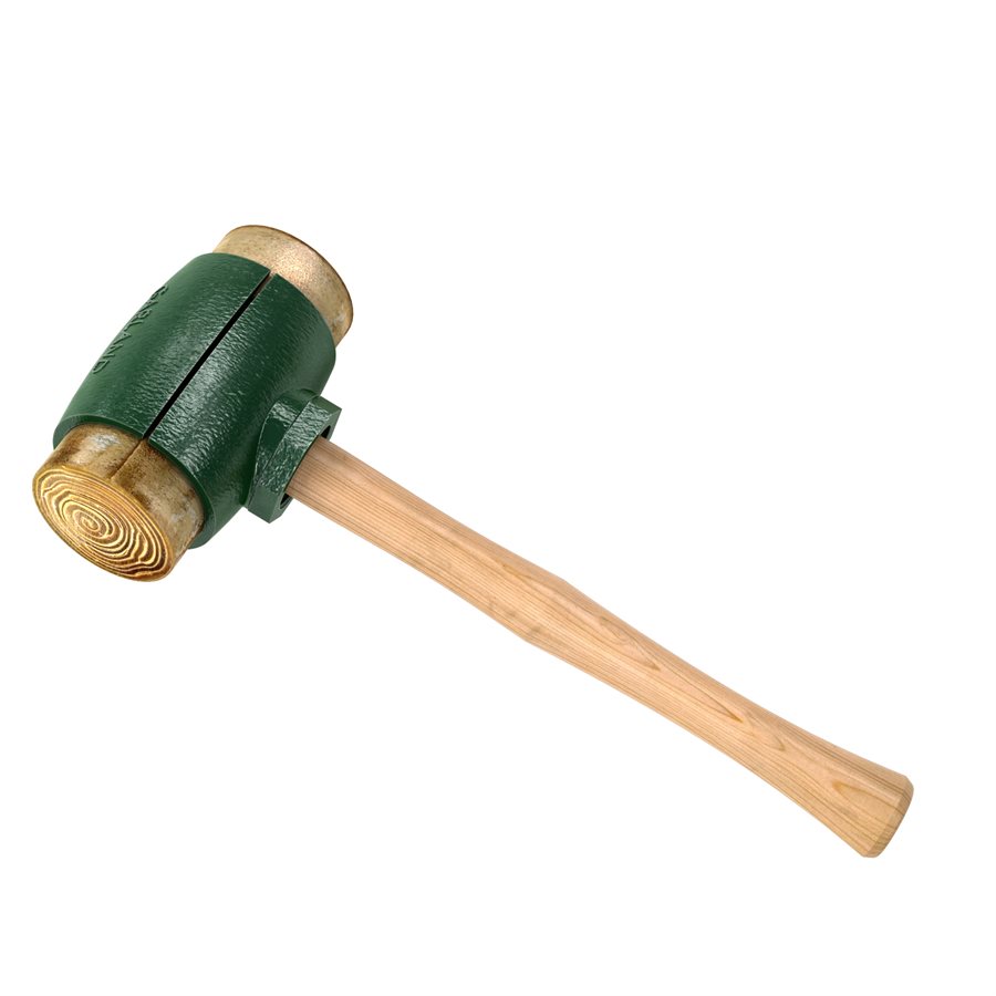 RAWHIDE FACE MALLET 6 1/2 LB WITH WOOD HANDLE