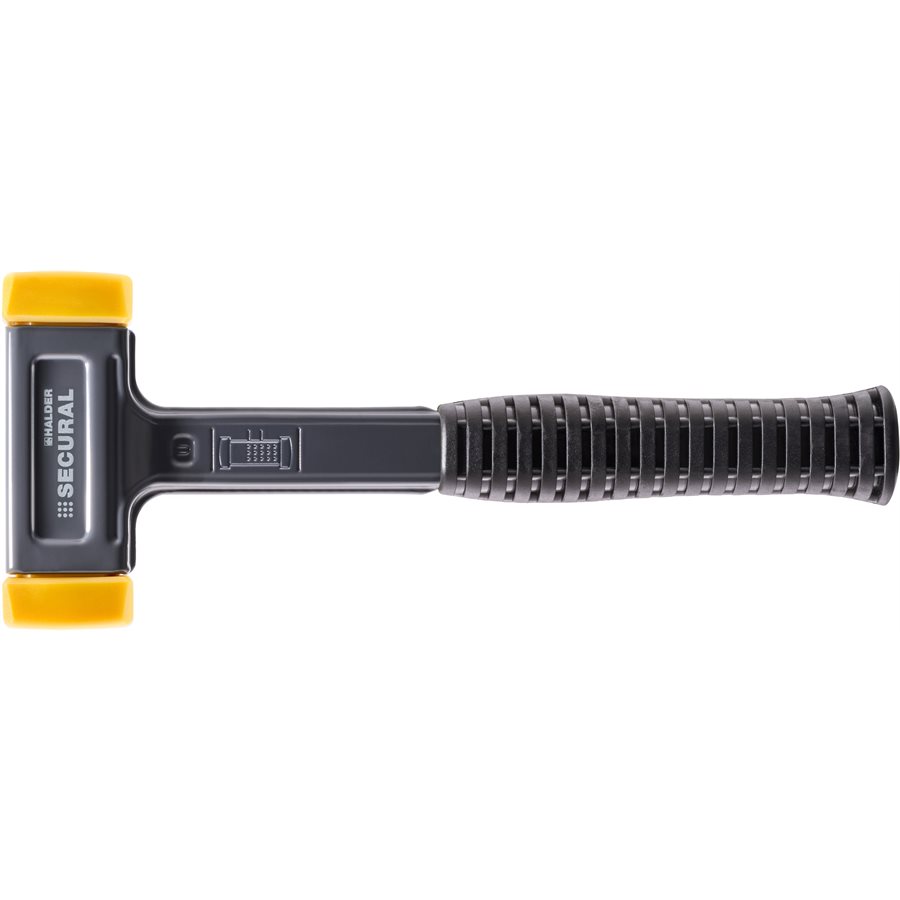 SECURAL DEAD BLOW HAMMER - POLYURETHANE FACE - 1.50 LB - STEEL HOUSING ...