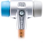 SIMPLEX MALLET BLUE/GREY RUBBER FACE - 6.53 OZ - ALUMINUM HOUSING - WOOD HANDLE 