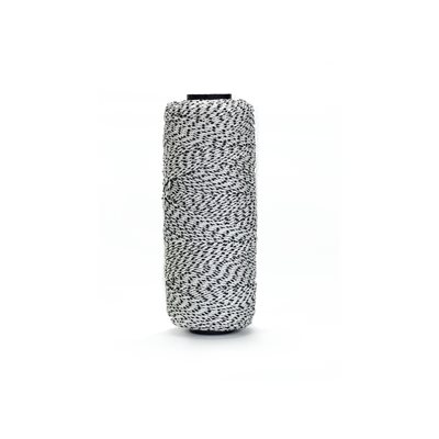 BRAIDED NYLON FLECKED LINE - 500' - BLACK/WHITE FLECKS