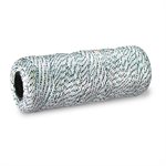 BRAIDED NYLON FLECKED LINE - 500' - BLACK/WHITE FLECKS