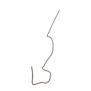 WIRE "CHICKEN LEG" FORM HOOK