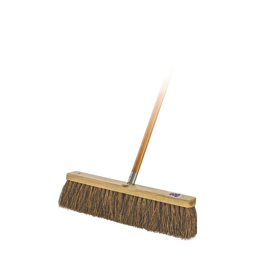 STREET BROOM PALMYRA 18" WITH 5' HANDLE
