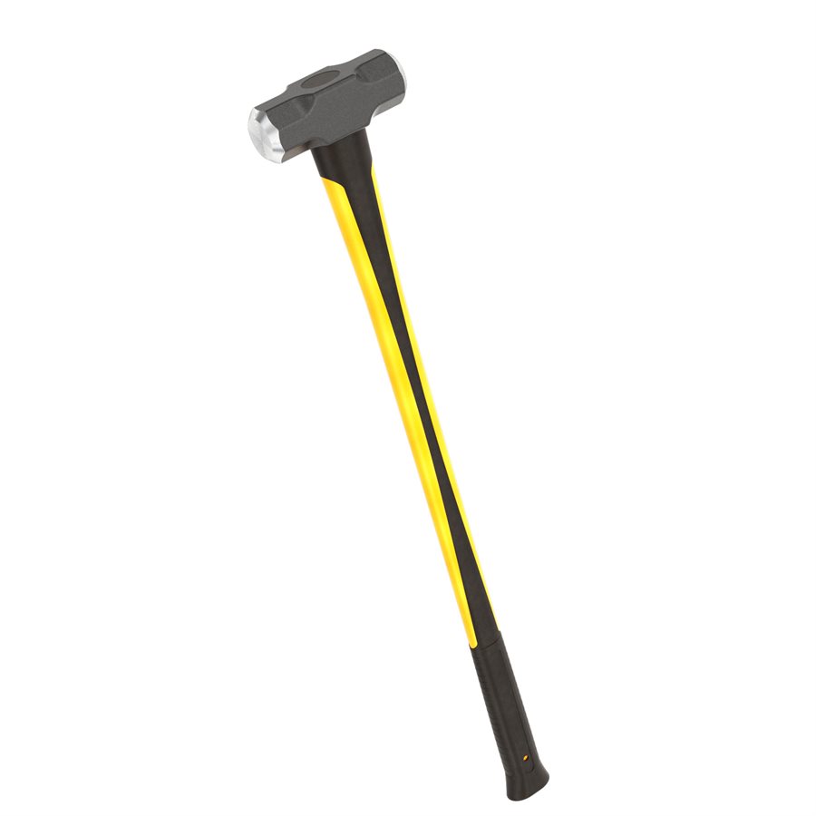 SLEDGE HAMMER 6 LB 34" FIBERGLASS HANDLE