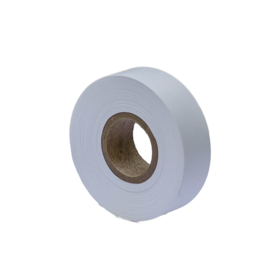 FLAGGING TAPE WHITE 300' x 1 3/16" (12/PKG)