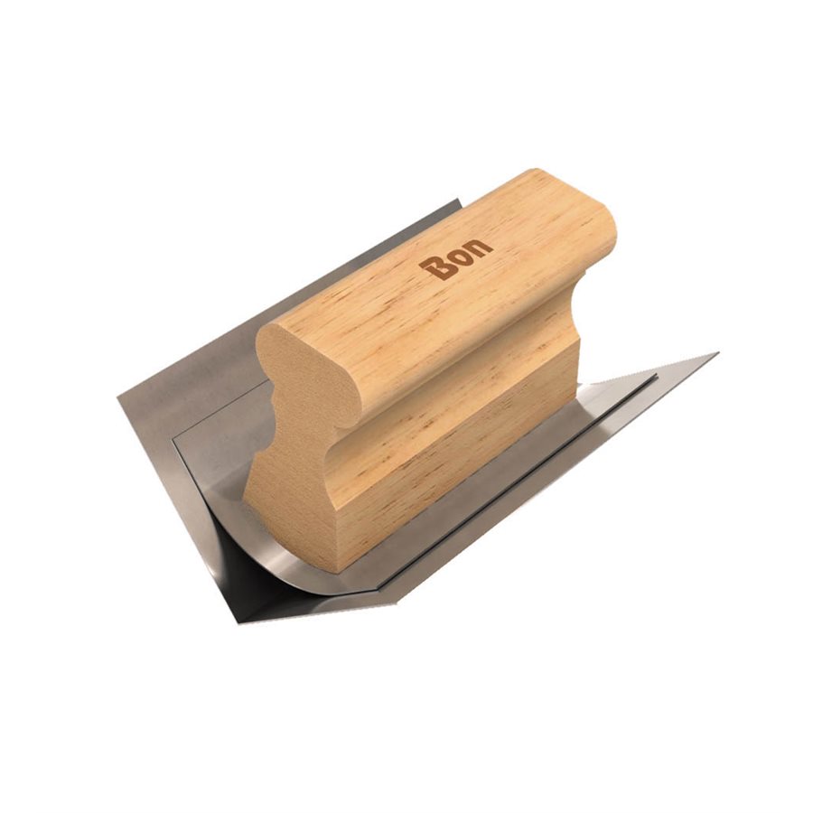 INSIDE CORNER TOOL - SS 90° - WOOD HANDLE