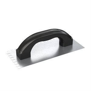 NOTCHED TROWEL - 1/4" x 3/8" SQUARE